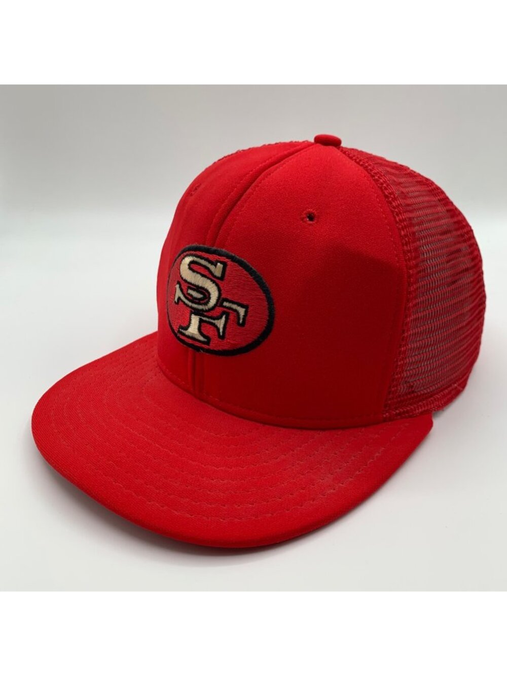 San Francisco 49ers NFL Vintage Red AJD Snapback Trucker Hat